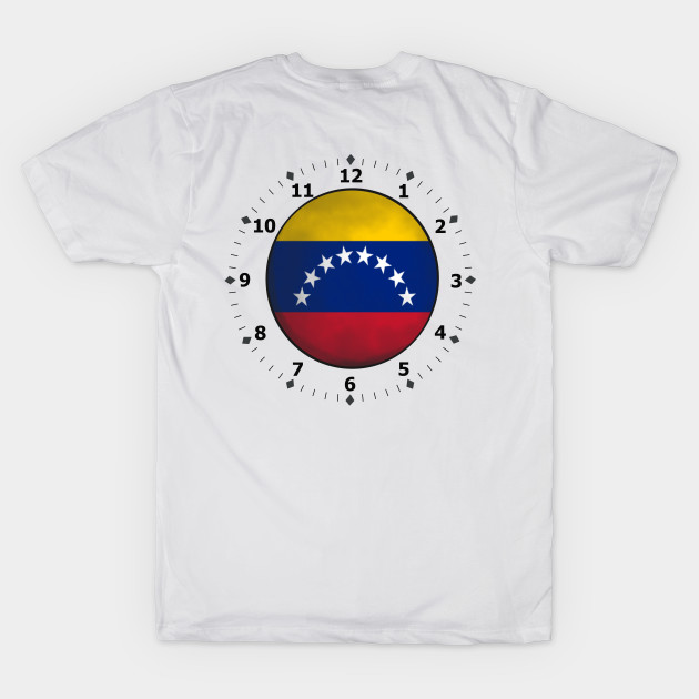 venezuelan flag clock by persa